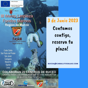 III Macro limpieza de fondos marinos de la Región de Murcia
